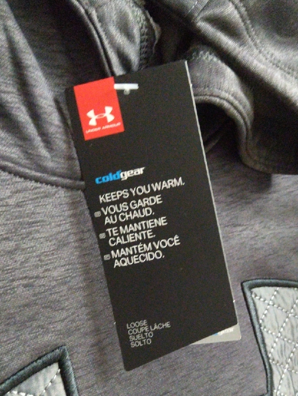 Under Armour Women's Hooded Pullover with Textured Logo New Size Small - Picture 3 of 4